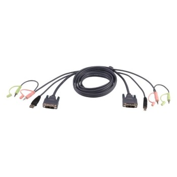 2L-7D03U - Cáp KVM USB DVI-D đơn liên kết 3M